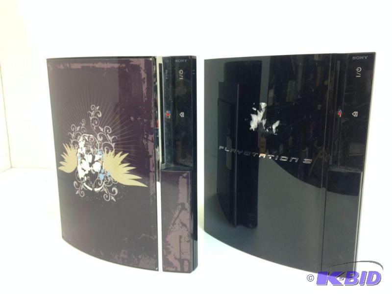 lot 26 image: Lot of (2) Sony PS3 Game Consoles (1) Playst...