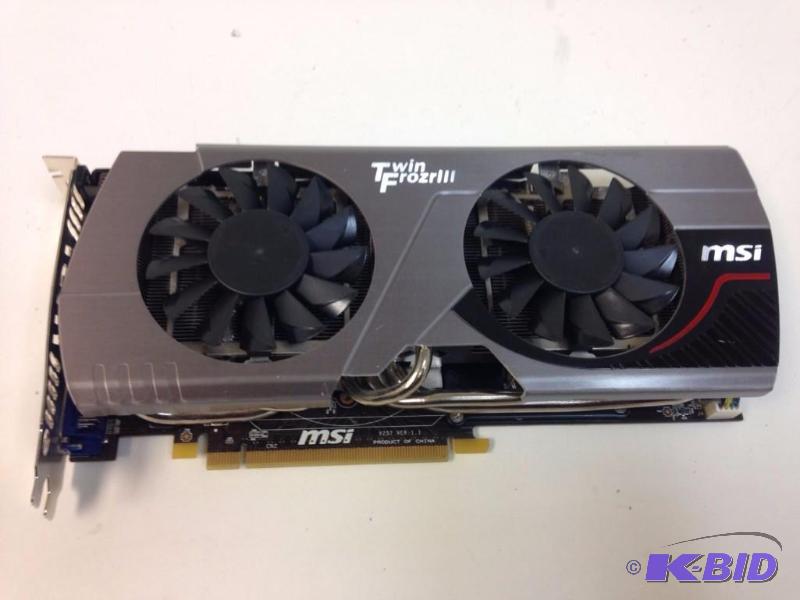 lot 29 image: MSI N560GTX-Ti 448 Twin Frozr III PEOC GeFor...