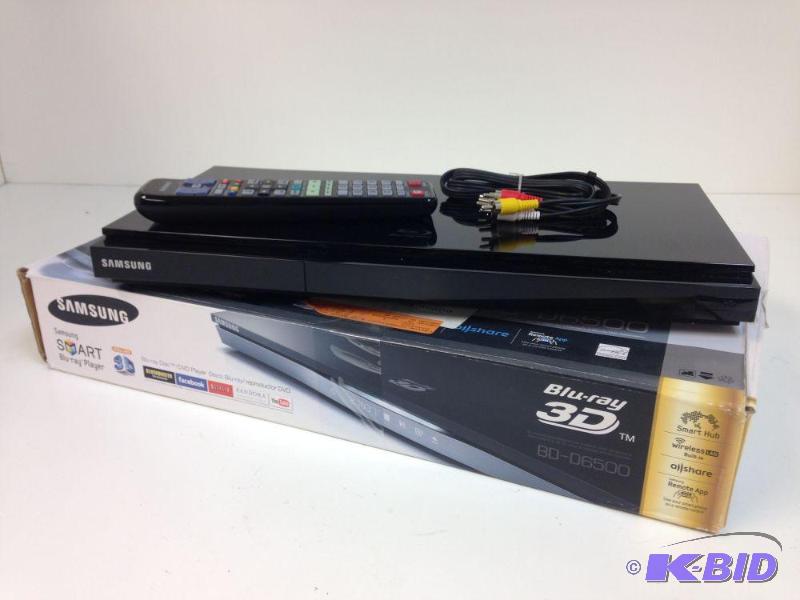 lot 31 image: Samsung Blu-Ray DVD Player with Built-In WiFi...