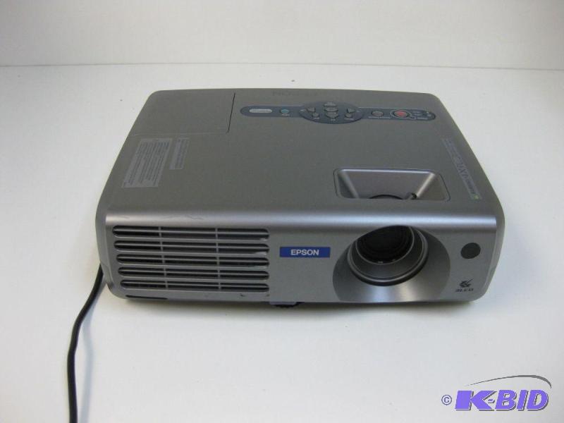 lot 8 image: Epson LCD Projector Model EMP-61 Unit has b...