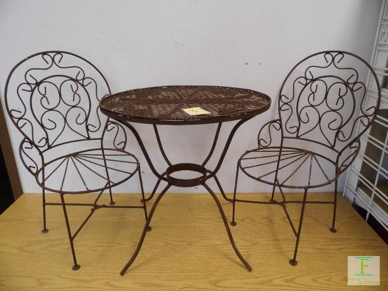 3 Piece Metal Table Set