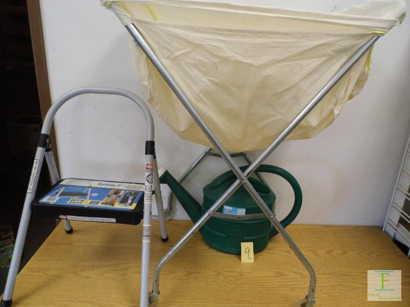 Laundry Basket, Stool, Watering Can