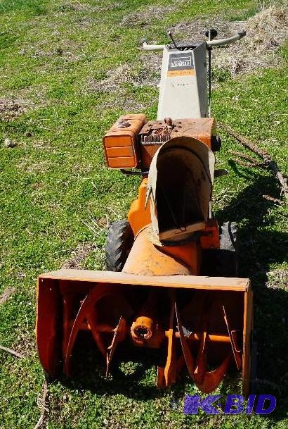 lot 21 image: Montgomery Wards Dual Stage Snow Blower Power...