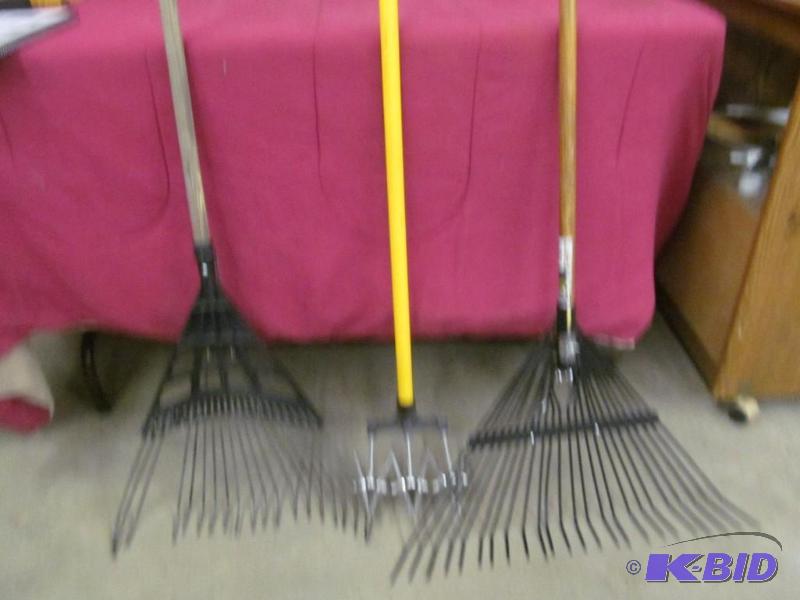 Rakes and tiller