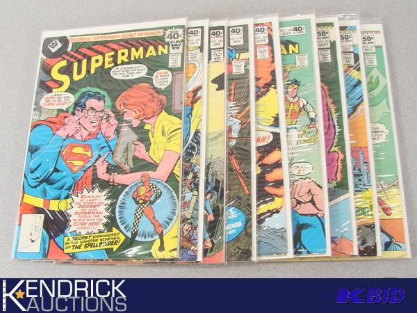 9 - 1939 Series DC and Whitman Superman Comic Books