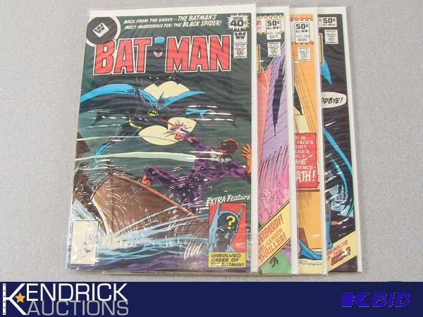 3 - 1964 Series DC and 1 Whitman Batman Comic Books