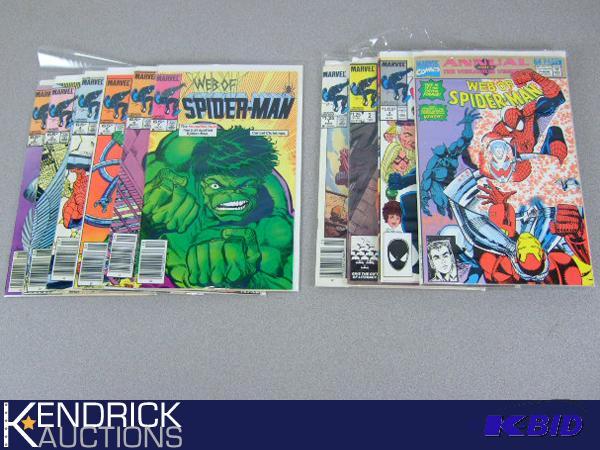 10 - 1985 Series Marvel Web of Spider-Man