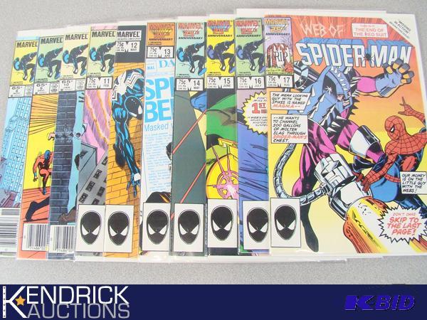 10 - 1985 Series Marvel Web of Spider-Man
