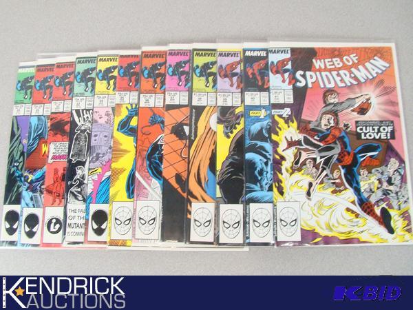 12 - 1985 Series Marvel Web of Spider-Man