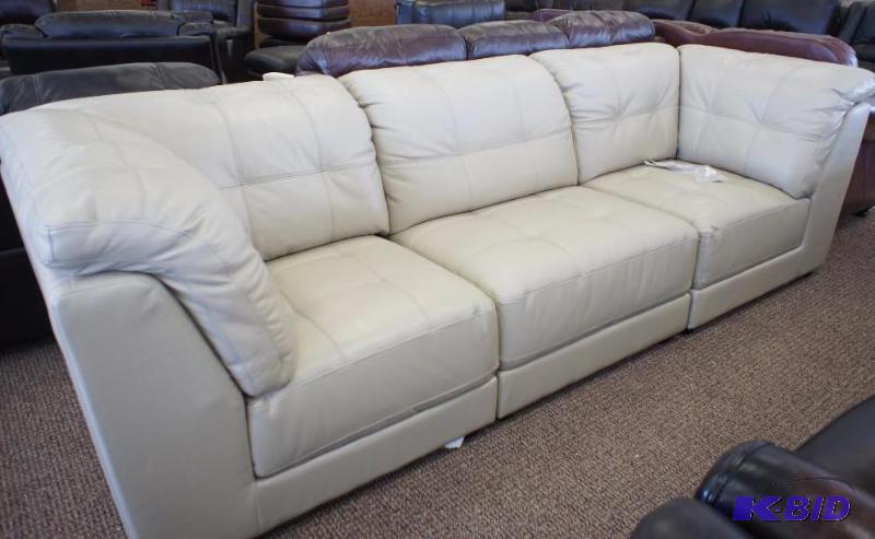 NEW  3 piece Tan Sofa. 109&quotW...