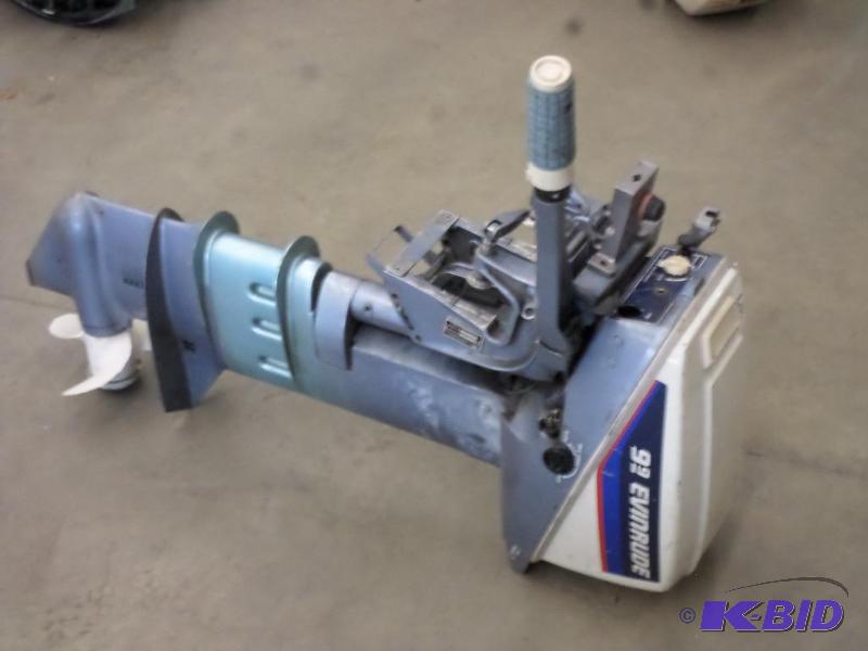 lot 107 image: 1974 Evinrude 9.9HP Long Shaft, Good Compress...