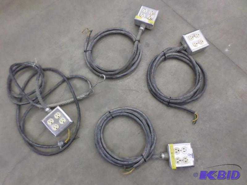 lot 18 image: (4) Commercial 120Volt Power Supply Cords...
