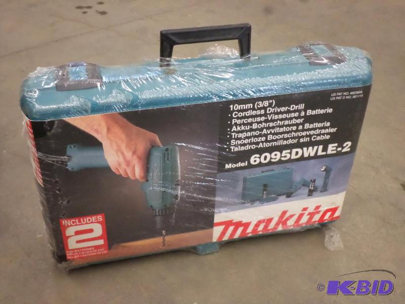 lot 46 image: New Makita 38" Cordless Drill Set...