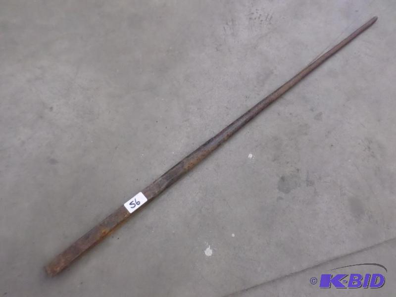 lot 56 image: Heavy Duty 60" Steel Pry Bar...