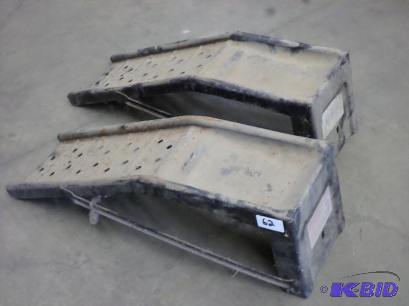 lot 62 image: Set Of Steel Car Ramps...