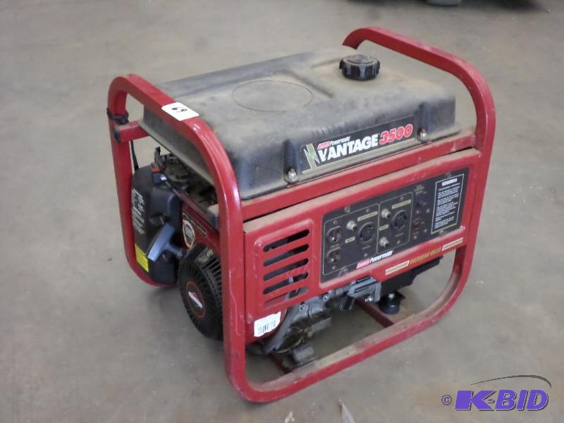 lot 69 image: Coleman Vantage 3500Watt Gas Generator With B...