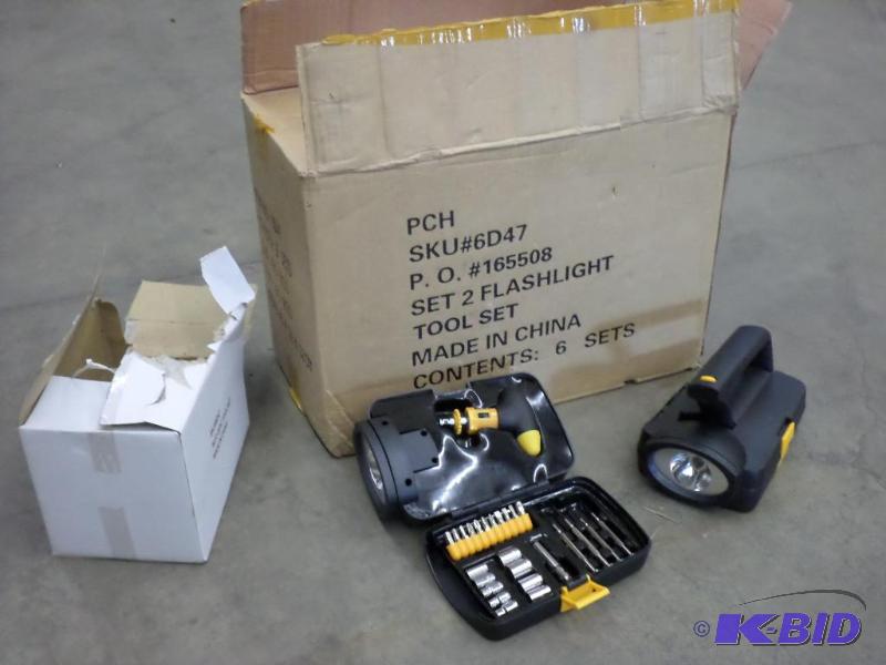 lot 97 image: New Case Of Emergency FlashlightTool Sets, (...