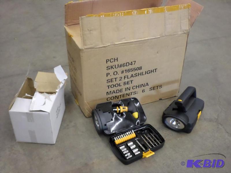 lot 98 image: New Case Of Emergency FlashlightTool Sets, (...