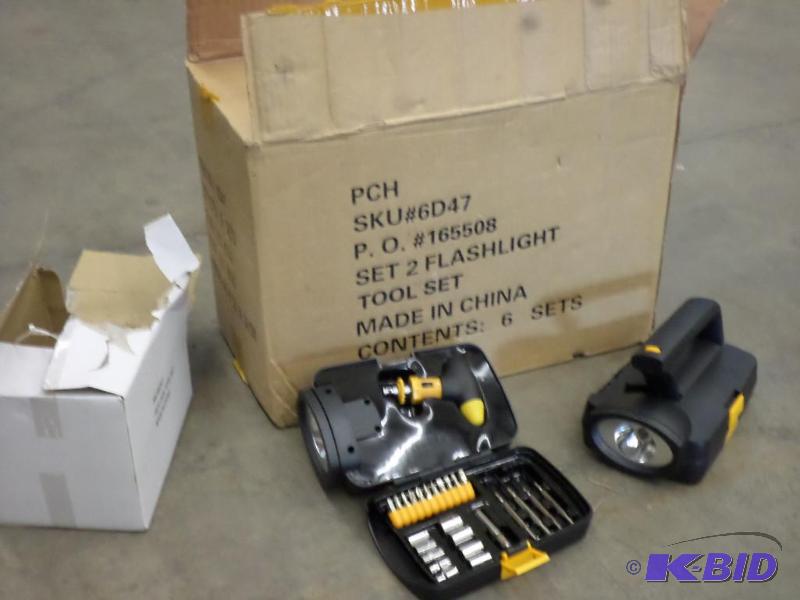 lot 99 image: New Case Of Emergency FlashlightTool Sets, (...