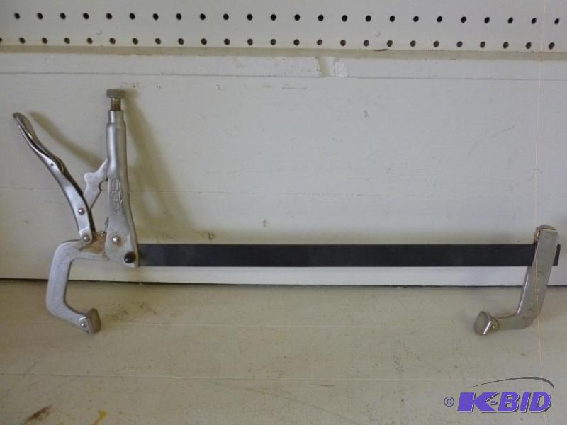 lot 139 image: Large Vise Grip Clamp, measures about 22"...