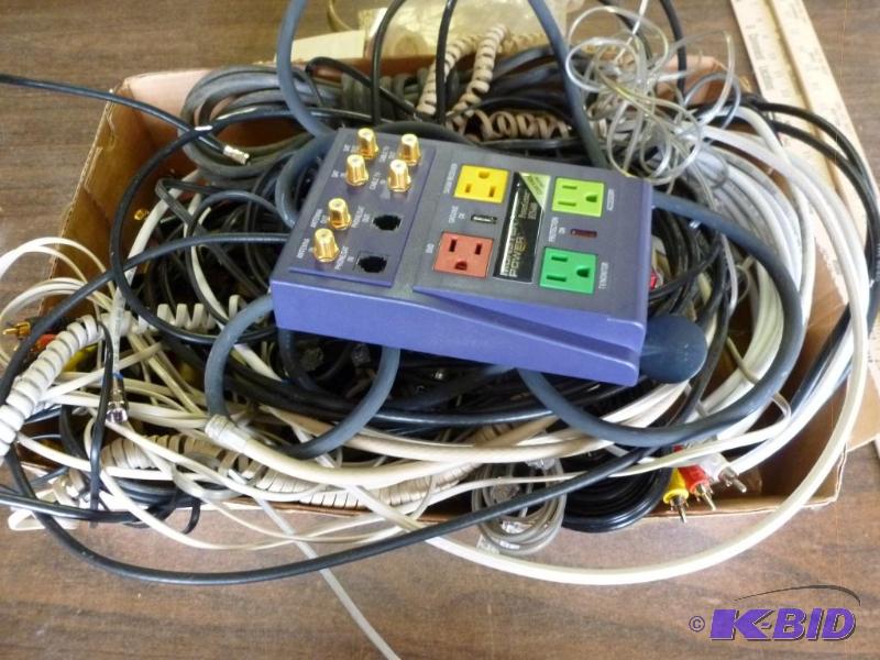 lot 145 image: Large lot of assorted electrical and other wi...