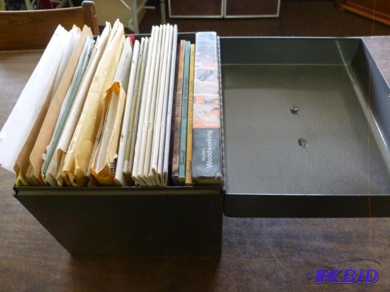lot 173 image: Excelsior USA metal flip lid box loaded up wi...