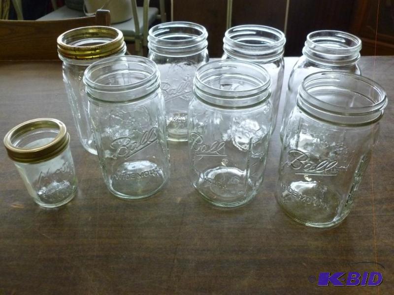 lot 178 image: Lot of eight good canning jars. ...