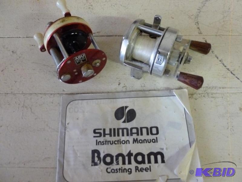 lot 182 image: Lot of two bait caster fishing reels that inc...