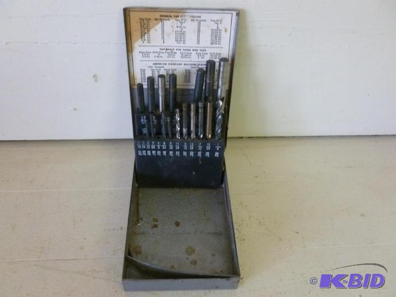 lot 30 image: Dayton drill bit set, missing four bits, come...