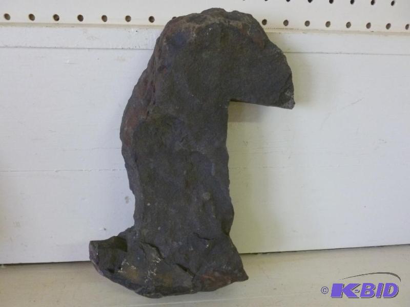 lot 32 image: Large slab of cutout rock, sort of has the im...