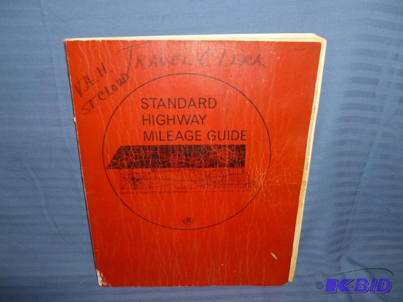lot 58 image: Large 1956 Rand McNally & Co. standard hi...
