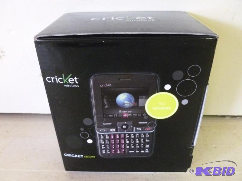 lot 94 image: Cricket Wireless cell phone model MSGM8, bran...