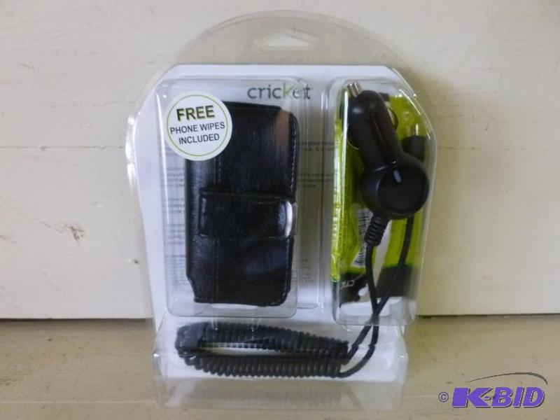 lot 95 image: Cricket Wireless - cell phone holder and char...