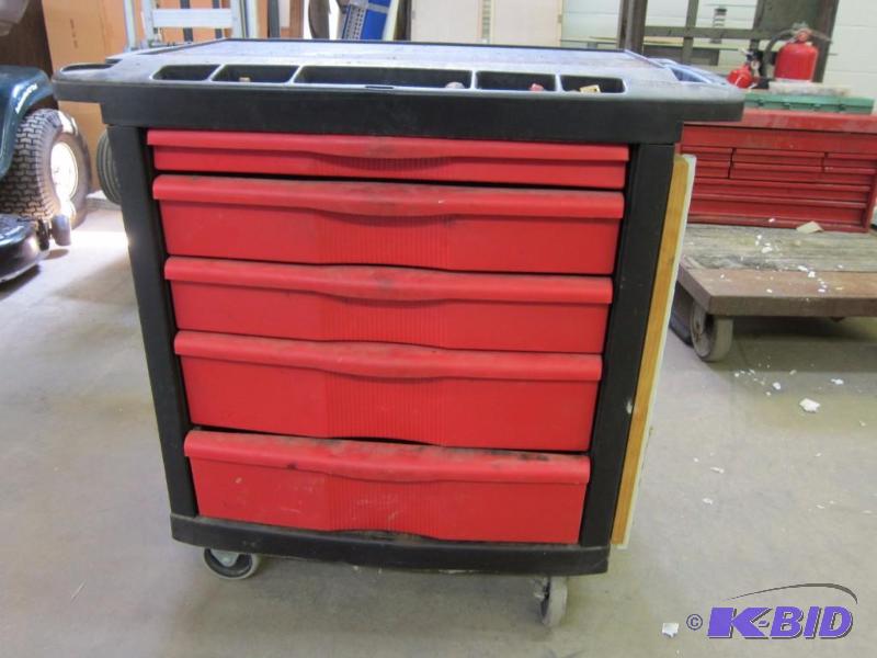Rubbermaid Rolling Tool Cart Abi 224 Material Handling More