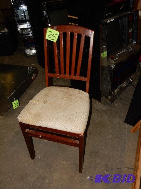 Folding Side Chair, Cherry