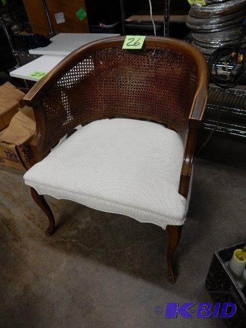Nice Wide Caned Side chair
