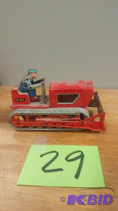 Vintage Red Dozer, No 642