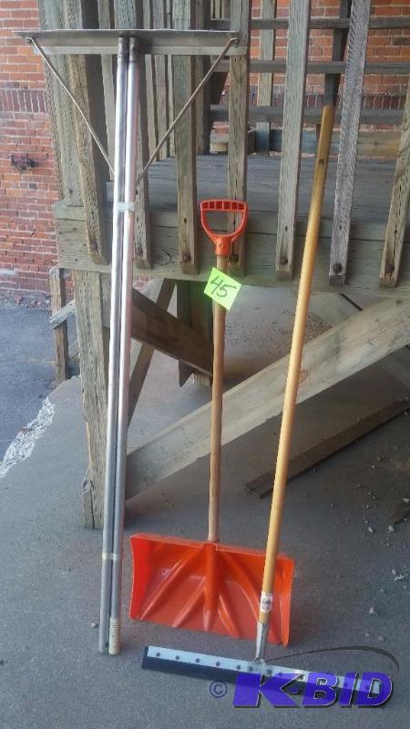 Squeegee, Snow Shovel, Snow Rake