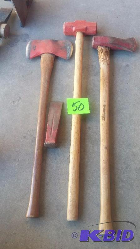AX, Sledge Hammer, Splitting Maul, Wedge