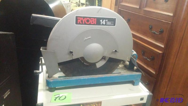 RYOBI, 14 in CUT OFF SAW
