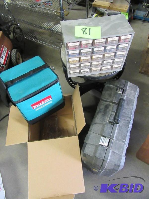 Dewalt,Makita Tool cases.. Electrical Connectors and Storage box