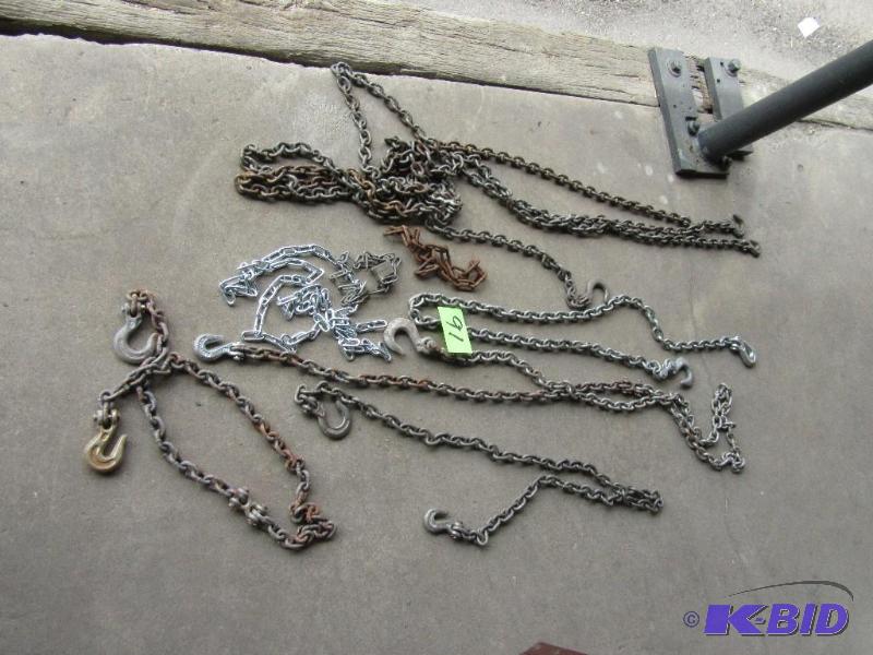 6 Various size Chains