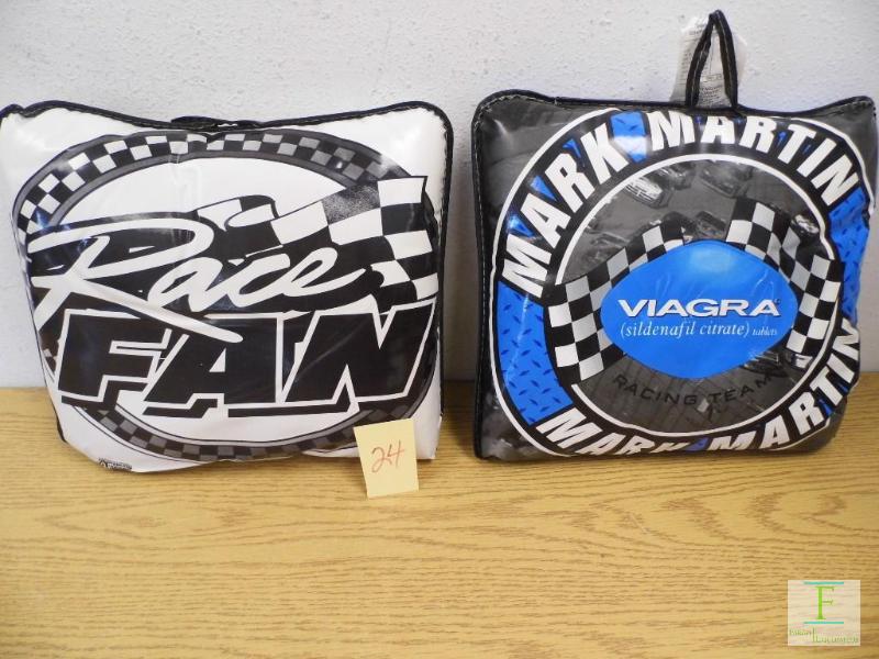 lot 24 image: Racing Pillows