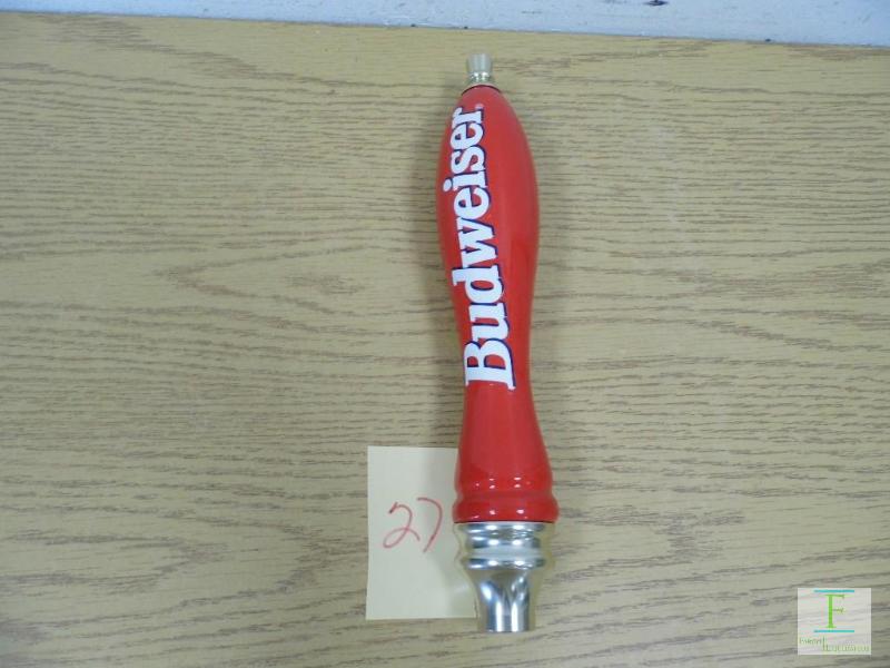 lot 27 image: Budweiser Beer Tap Handle