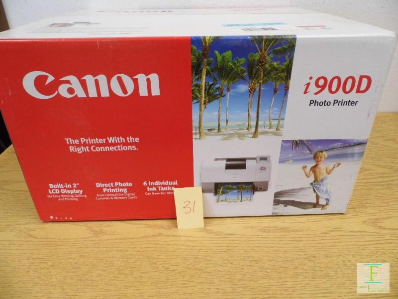lot 31 image: New Canon Printer