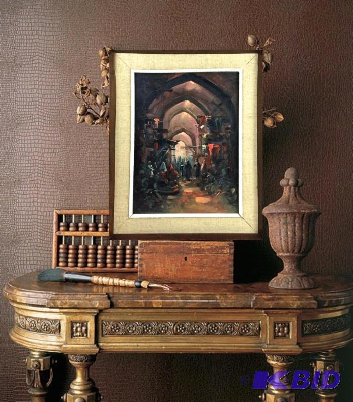 lot 16 image: Original Painting by Mossoud