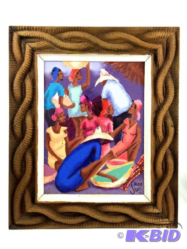 lot 57 image: Wow Large Original Painting Signed and dated 1971