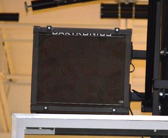 lot 38 image: Daktronics backboard shot clock bought new an...