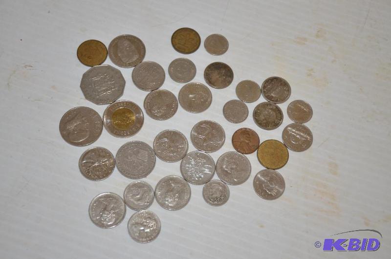 lot 138 image: Canadian & European coins...