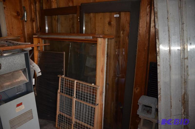 lot 169 image: 2 doors full glass 36" , no frames Large...